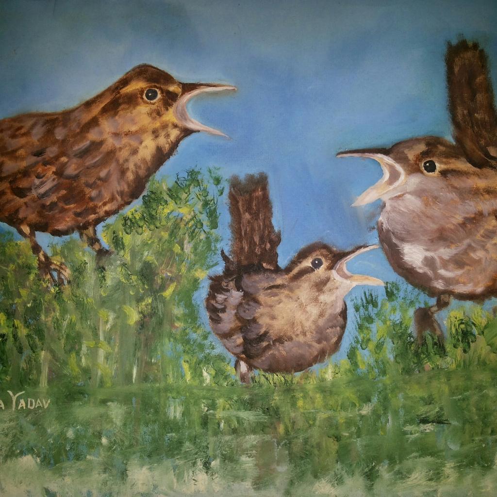 sunithaa's tweet photo. Oil painting http://t.co/rU7N5e3vsY