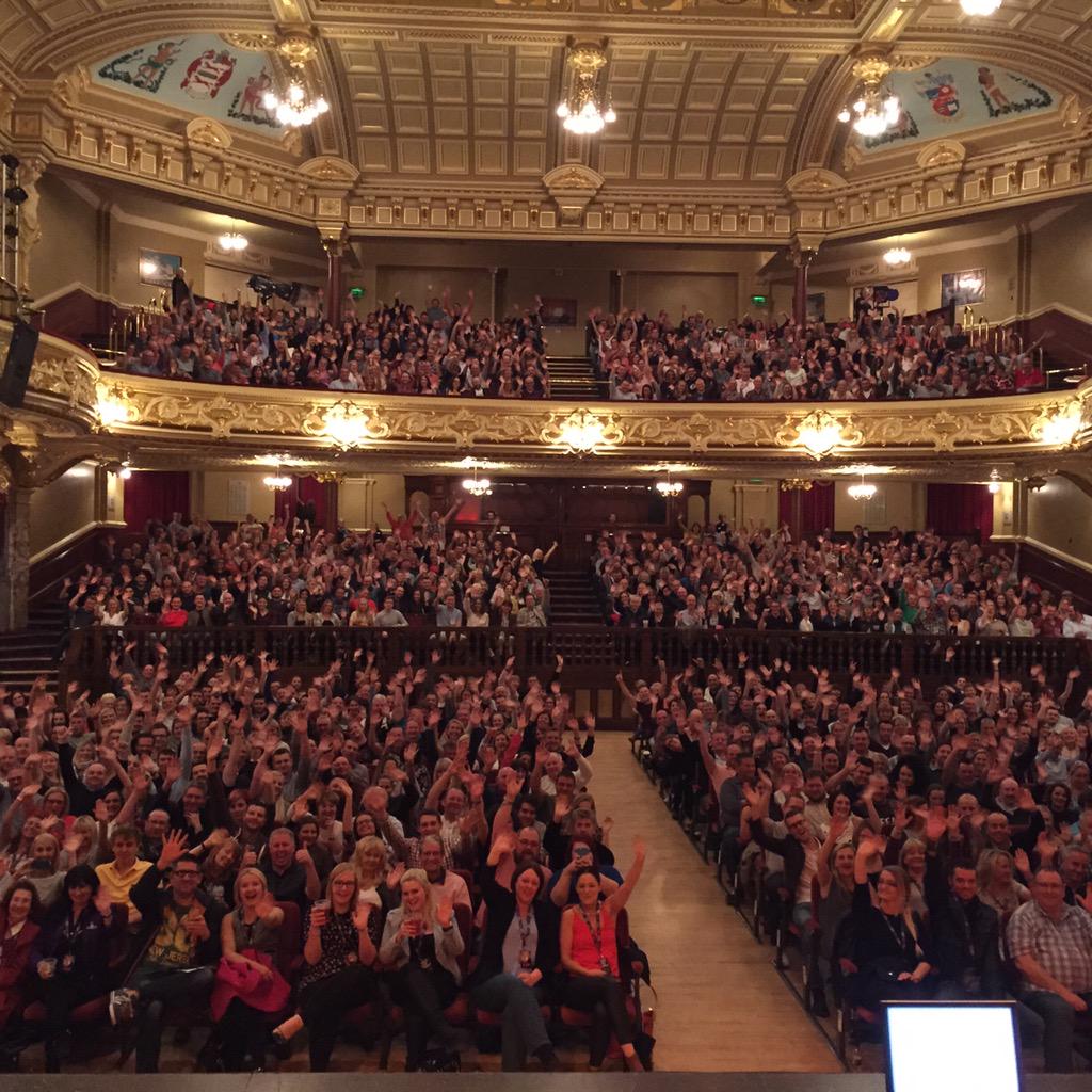 PaddyMcGuinness's tweet photo. Thank you Harrogate. Splendid little venue and a very receptive audience! #DaddyMcGuinness http://t.co/Tnp2tcDjZE