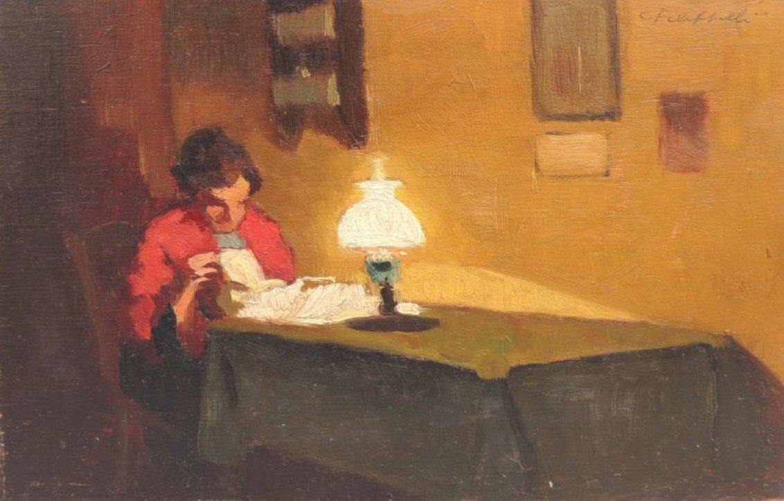 LuciaTassan's tweet photo. Interno
Cafiero Filippelli (Livorno,1889-1973)
#pitturatoscana #gruppolabronico
Buonanotte a tutti ❤ 🌙⭐
A domani! 🙋 http://t.co/A40HXRlPKB