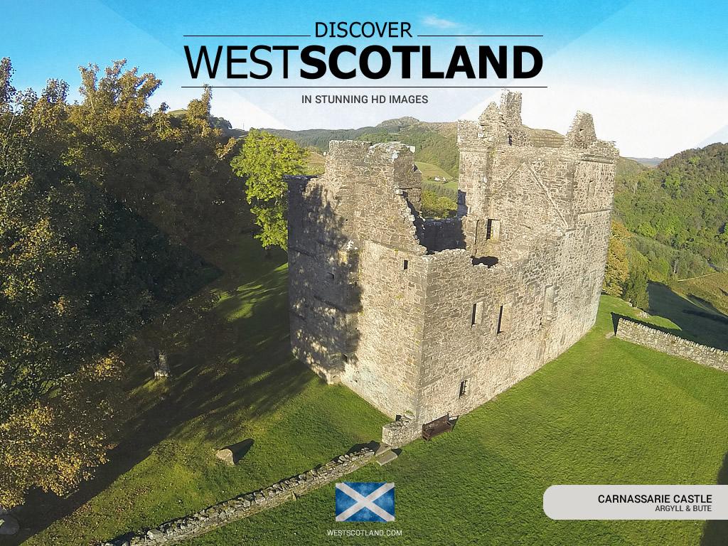 Scotland_West's tweet photo. Decided to head out with the Drone &amp; GoPro today, ended up at Carnassarie Castle, weather was stunning. http://t.co/M9O9STuOy1