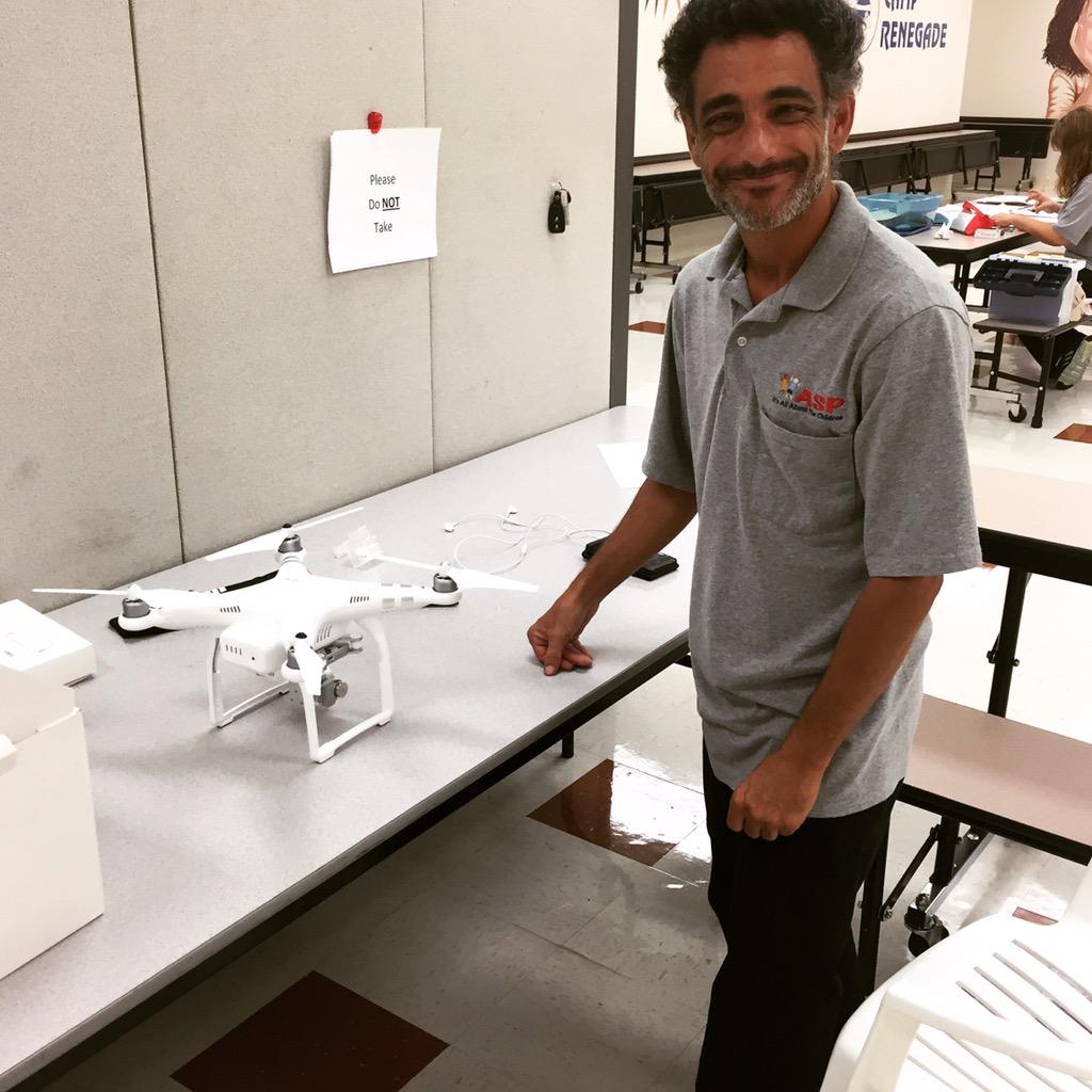 OfficialASPkids's tweet photo. Our Drone instructor David Honig Getting our drones ready for our STEM Programs.π
#ASPKids #ItsAllAboutTheChildren http://t.co/d23QsalKSV