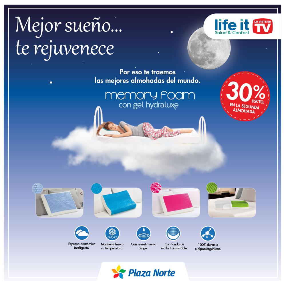 PlazaNortePeru's tweet photo. ¡El descanso que mereces! #LifeIt tiene para ti la almohada ideal.
Ahora lleva la segunda con 30% de descuento. http://t.co/jFcPCAByeo