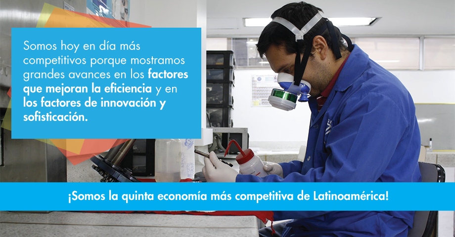 Somos más competitivos porque nos concentramos en ser más eficientes e innovadores #UnNuevoPaís