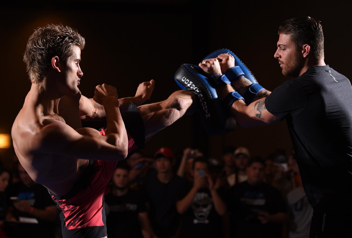 UFCFightPass's tweet photo. Today @sagenorthcutt hit the #UFC192 open workouts. Don't miss his @ufc debut this Saturday on #UFCFIGHTPASS http://t.co/f2S4dzoPSx