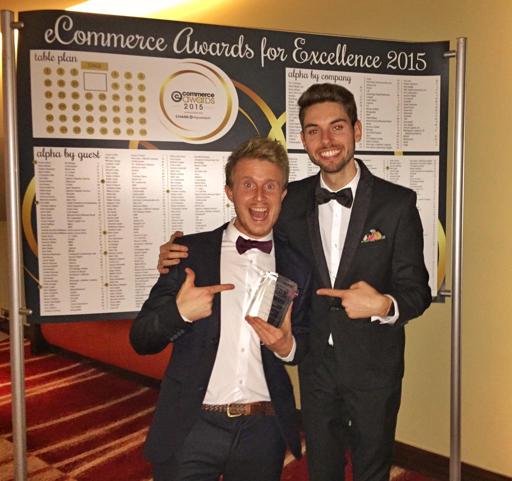 dewynterslondon's tweet photo. We just WON the #EcommAwards15 for 'Best Social Media Campaign' for our @lesmisofficial 29th bday campaign! #ECE15 http://t.co/VBatxQZ5s4