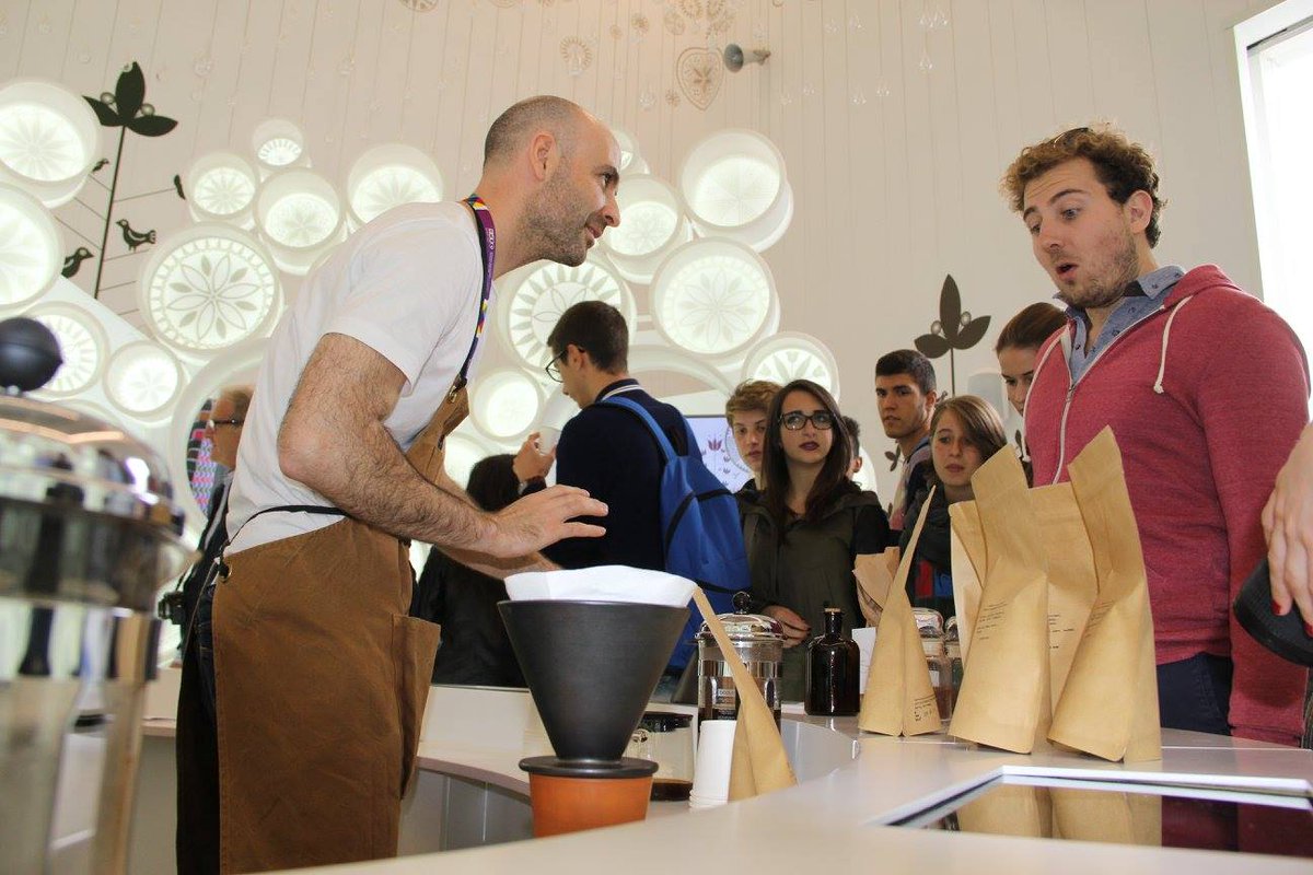 LT_EXPO_2015's tweet photo. #Crookednose telling coffee stories @LT_EXPO_2015. Still tomorrow! http://t.co/OzZumEz6SH