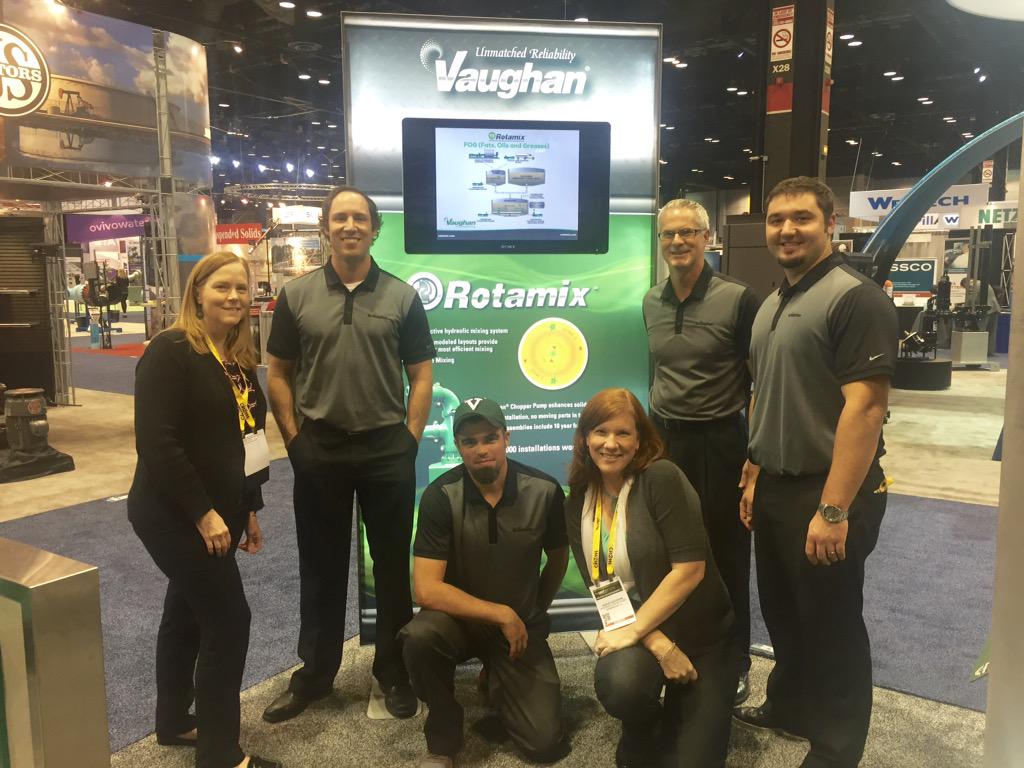 LoriDitoro's tweet photo. Thanks for the chat &amp; being our last pic of the show! Look forward to next year. #WEFTEC15 #Vaughn @FlowControl_Mag http://t.co/si1ZugRo3U