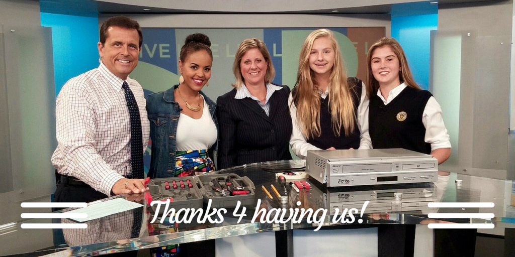 DCDSchool's tweet photo. @JbianchiJulie and our students loved sharing information about our new classrooms and curriculum on @4LiveintheD. http://t.co/BJEqa6zii6