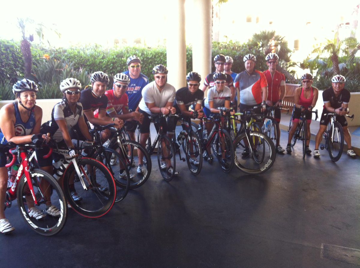LA Tri Club MaccaX camp kicked off today with a great ride with Macca doing Mandeville repeats! #TeamMaccaX