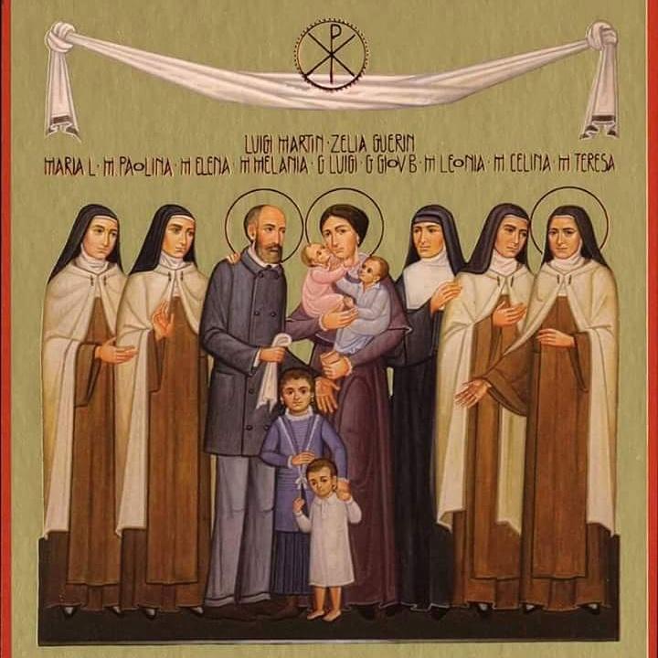 Kerrygma's tweet photo. Feast of St. Theresa, October 1st. Her parents will be canonized this month, month of the Synod on the Family. http://t.co/h6loOgrxjm