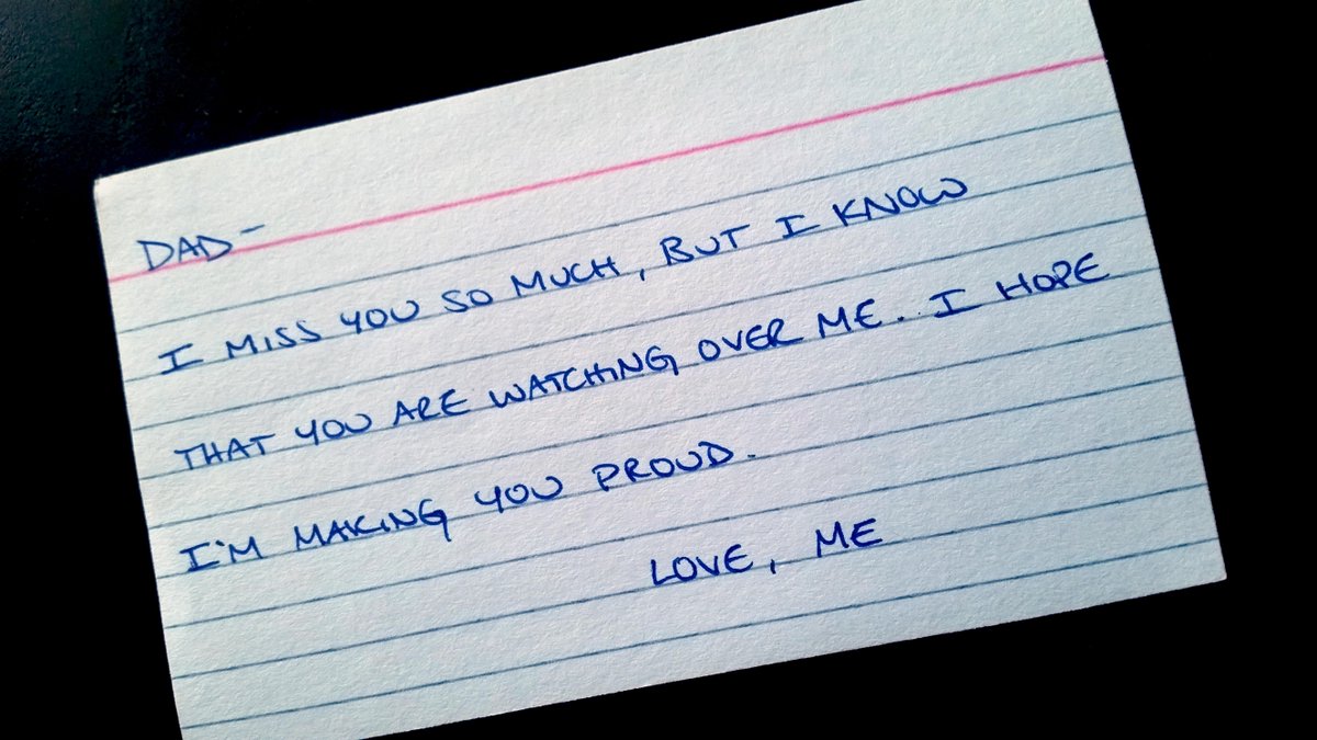 ComfortZoneCamp's tweet photo. At camp we acknowledge our grief- writing a message on a card. #NotesOfRemembrance #ComfortZoneCamp #SupportCZC http://t.co/YLDzLX7Poe