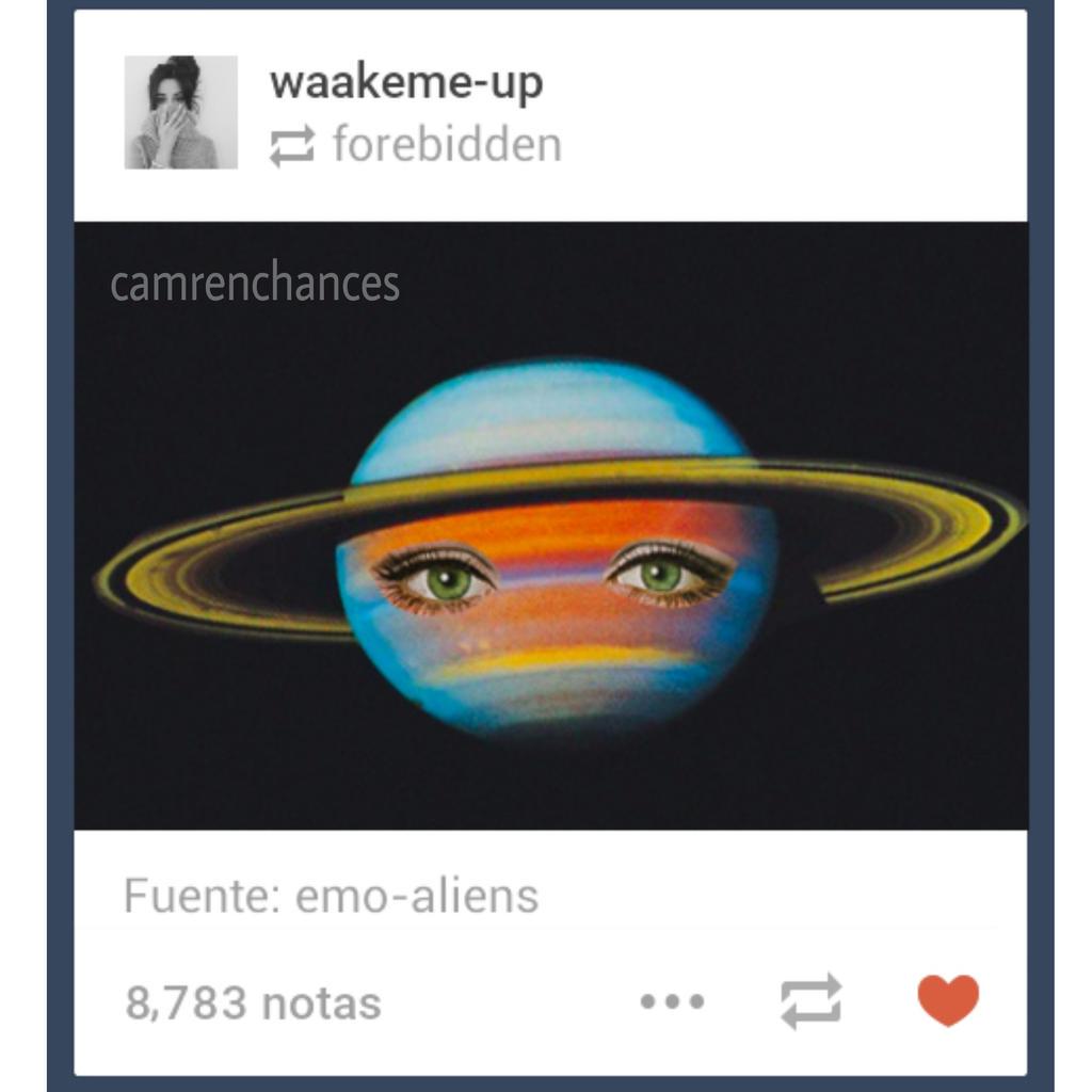 Camila reblogged on tumblr: planet green eyes, image size:1024x1024