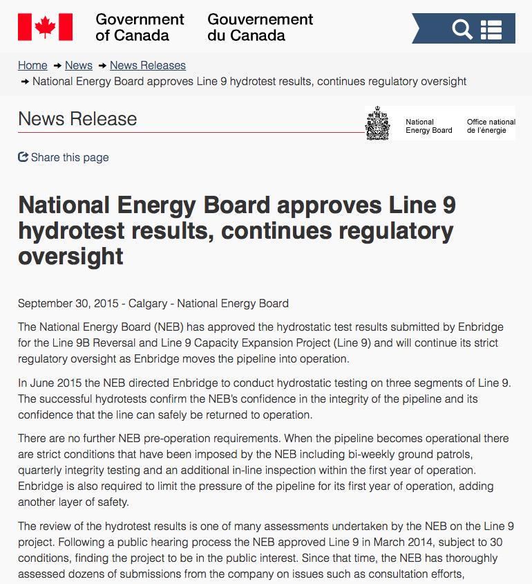 FaitsPipelines's tweet photo. @LaurenKrugel @charlesmandel2 @mychaylo @NatObserver @JeffALewis FYI: NEB LTO for $ENB #Line9B http://t.co/S1OqVb9dSx http://t.co/o2L4DdvLGq