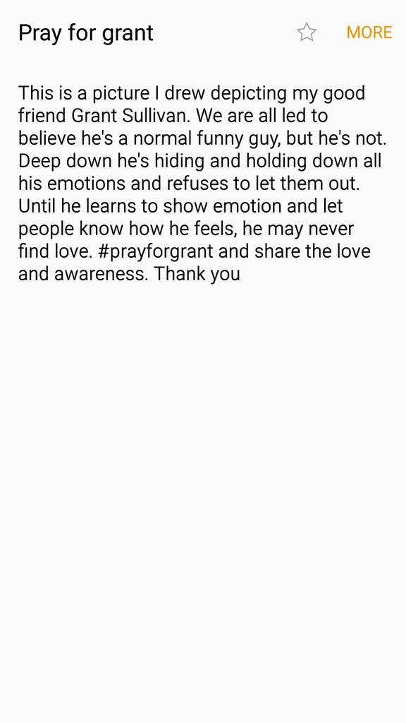 jaskinner97's tweet photo. #prayforgrant http://t.co/zOl6VQqneU