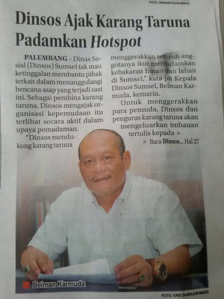 KARANG TARUNA SUMSEL tweet media