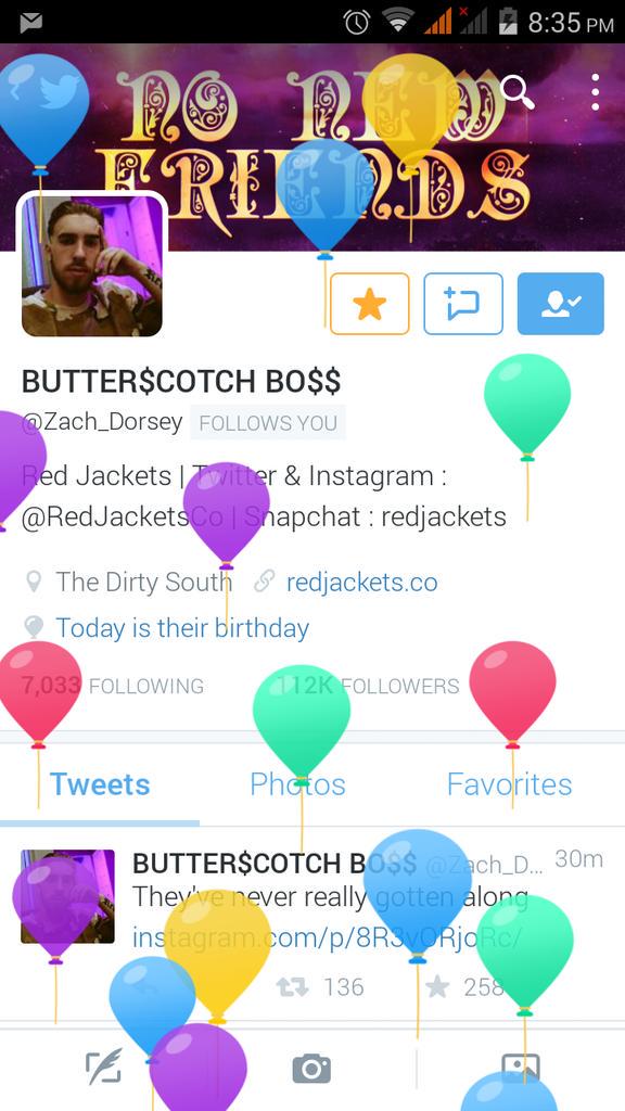  Before I sleep, I wanna say happy birthday again (:  