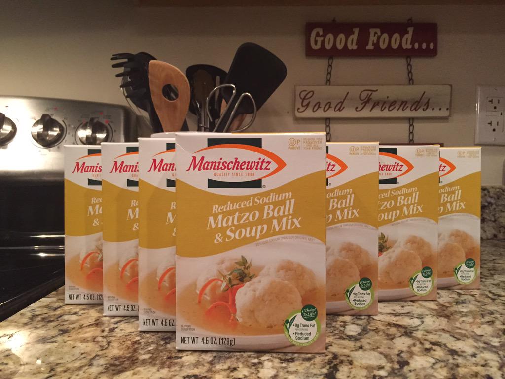 mrsbeatysclass's tweet image. U know u r from @BocaRatonFL when ur mom has 2 mail u the best #matzoball soup mix 😍😂 @ManischewitzCo #6down #7togo
