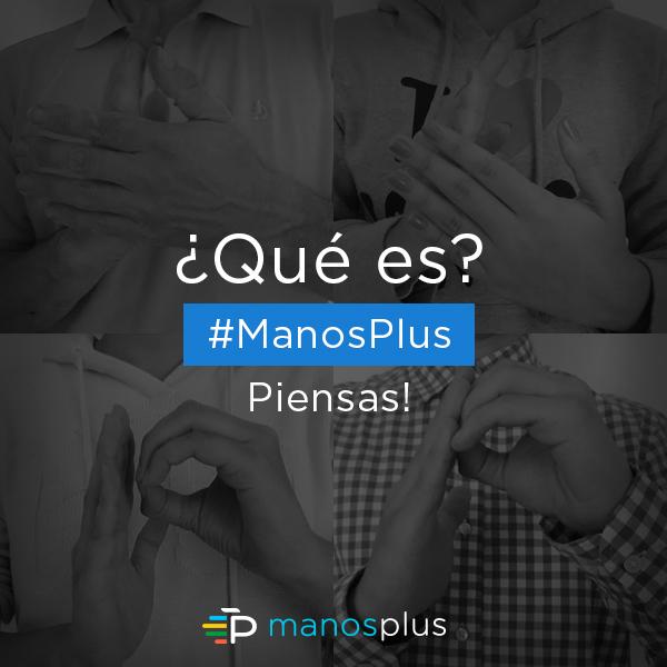 ManosPlus's tweet photo. ¿Qué es #ManosPlus ? Piense! #sordos #LSC #Lenguadeseñas @Ministerio_TIC @AppsCo @AppsCoMedellin @insor_colombia http://t.co/nOVcIc2w8C