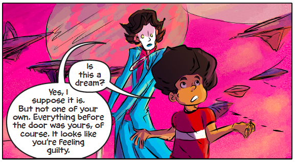 OniPress's tweet photo. What tipped you off, Carter? #AlabasterShadows https://t.co/4FzA5cQT6z @wogoat @RashadDoucet https://t.co/AaXrS8y8vD