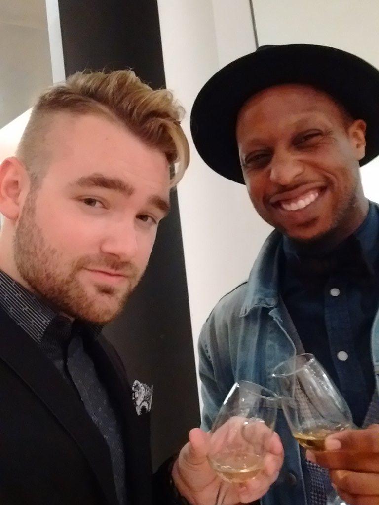 brockmclaughlin's tweet photo. Enjoying scotch and fine clothing with @Lupinore at @PatrickAssaraf #patrickassaraf #doyouthinkweredatingyet http://t.co/de6IT7mWUE