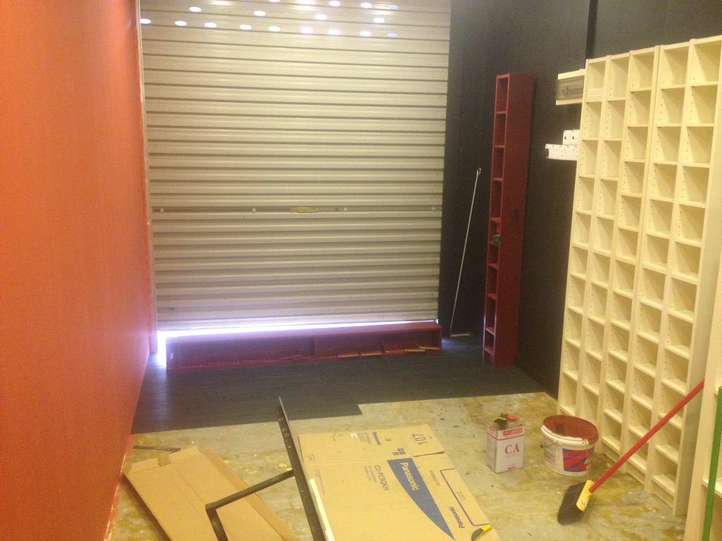 Do not step until its done...hahaha...