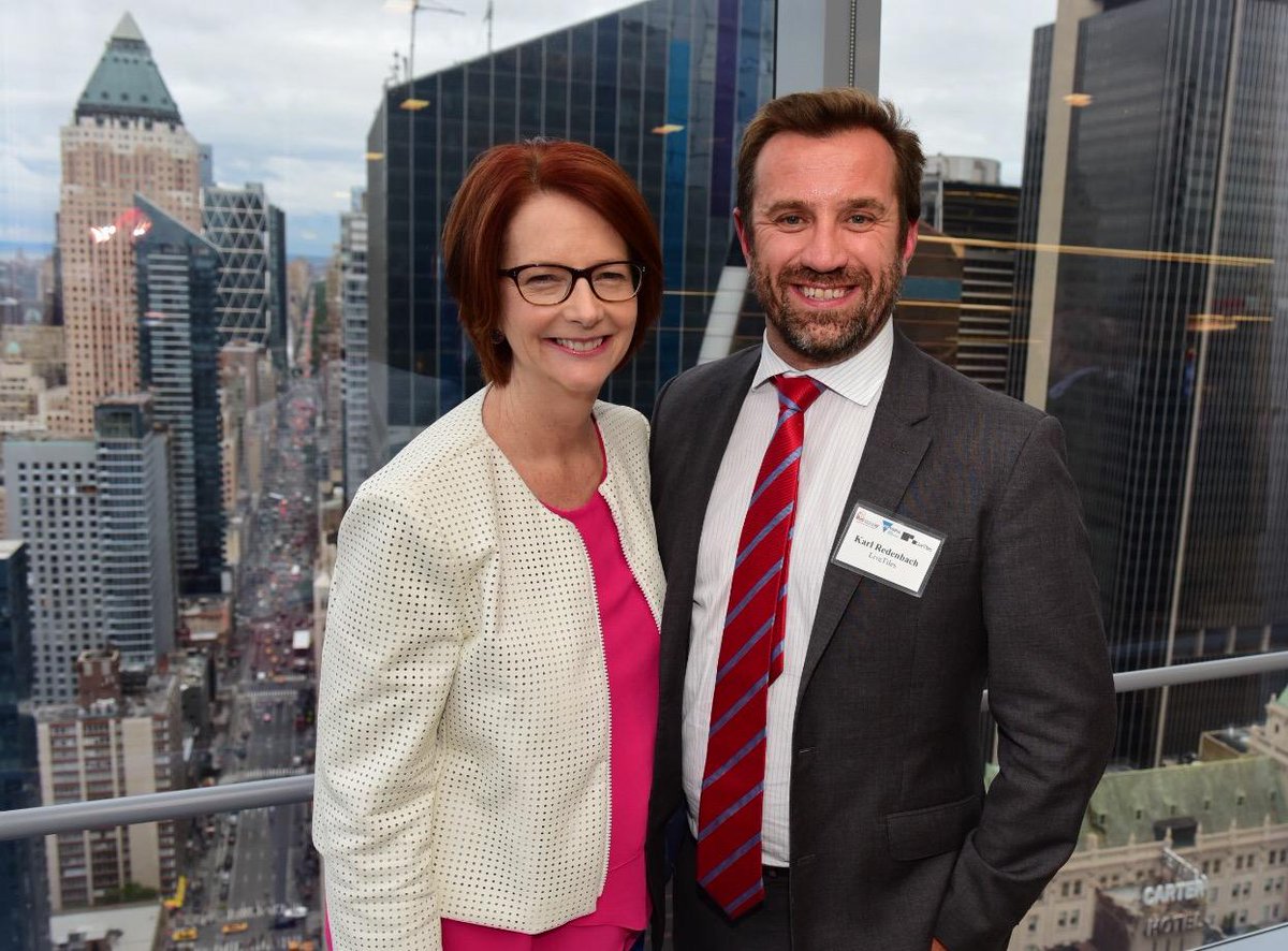 RedenbachKarl's tweet photo. Thank you @JuliaGillard @Ducere_USA &amp; Vic Gov for joining us to discuss how we can impact global #education outcomes http://t.co/364PLPM2H6