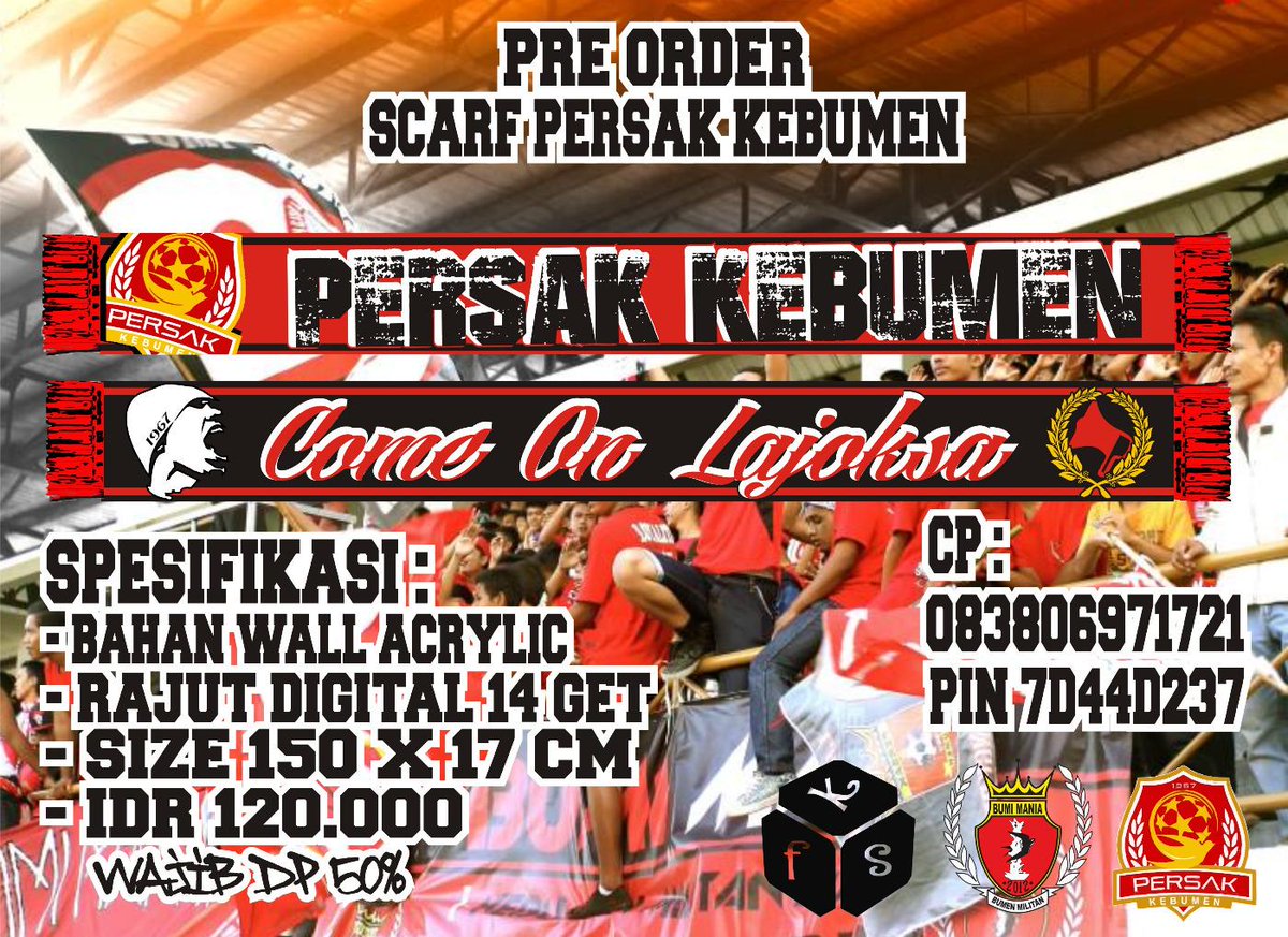 Pre Order Scarf <a href="/PERSAK_Kebumen/">Persak Kebumen</a> @BUMImania