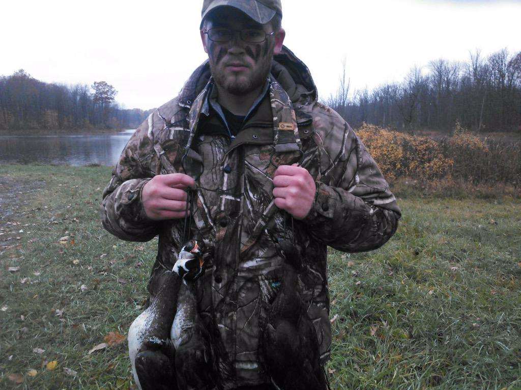 Impactwaterfowl's tweet photo. Matts limit of wood ducks http://t.co/eGsLYJ6yy9