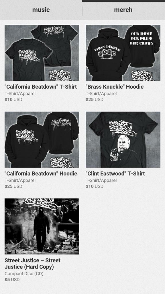 We stocked up on merch so go get yourself some new gear!

firstdegreecabd.bandcamp.com