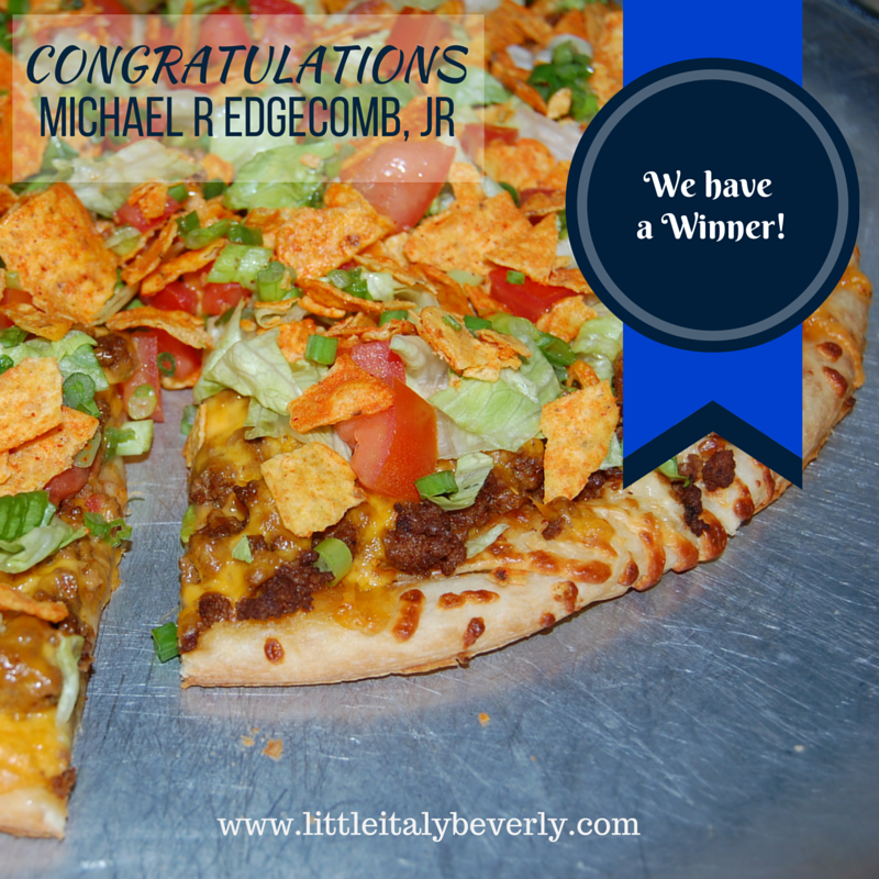 LittleItalyMA's tweet photo. We have a winner for our #pizza recipe #contest! Check it out! https://t.co/Mi9AHe67R7 http://t.co/dfD6rUhVku