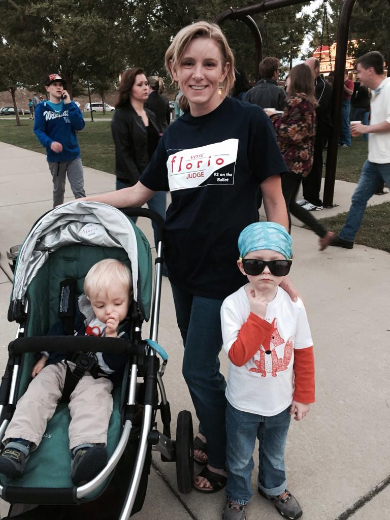 florioforjudge's tweet image. Florio for judge with supporters at last Waterfront Wednesday of 2015.