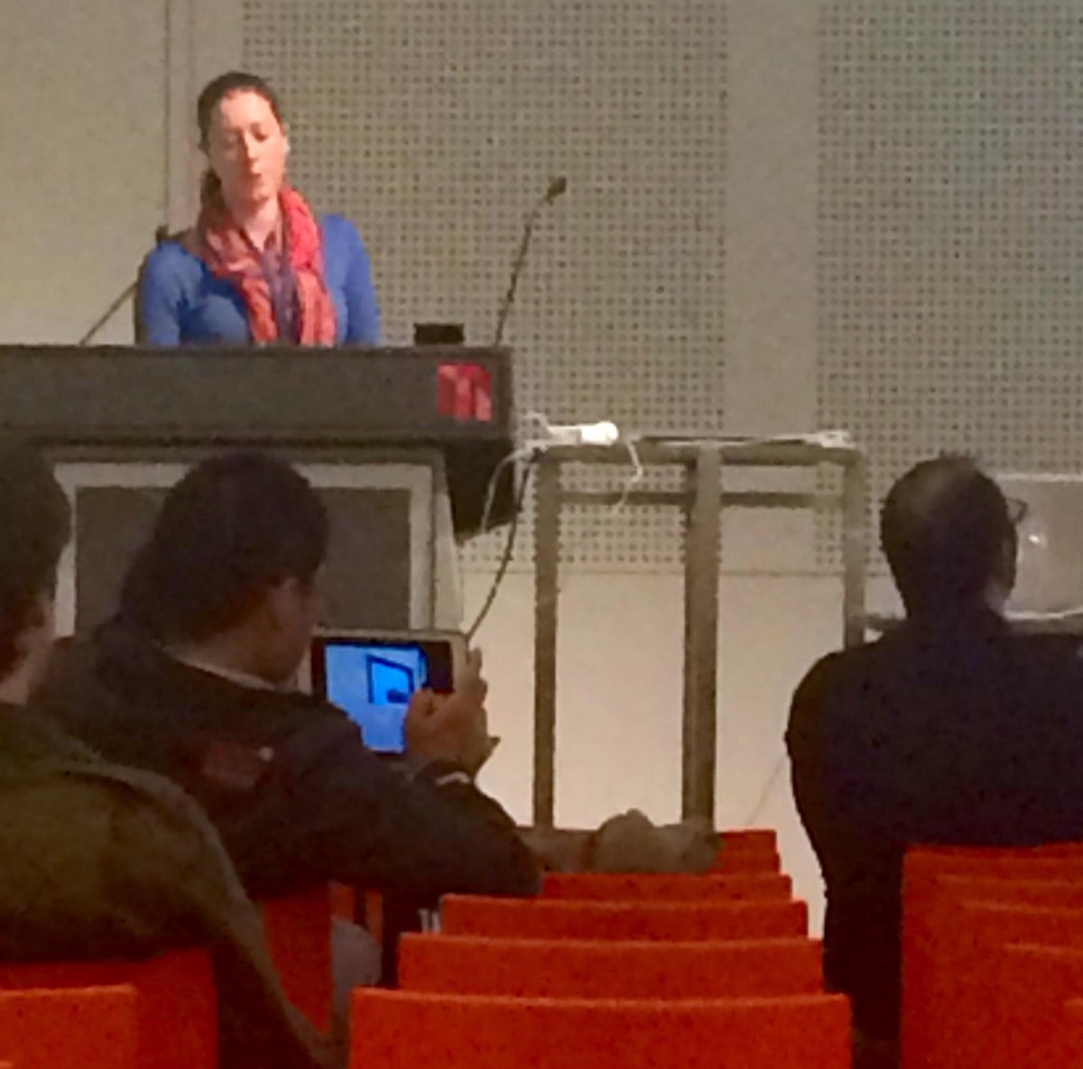 whereisdaz's tweet image. This bloke, taking photos of unpublished data during #combio2015 talks. You&apos;re part of the problem.