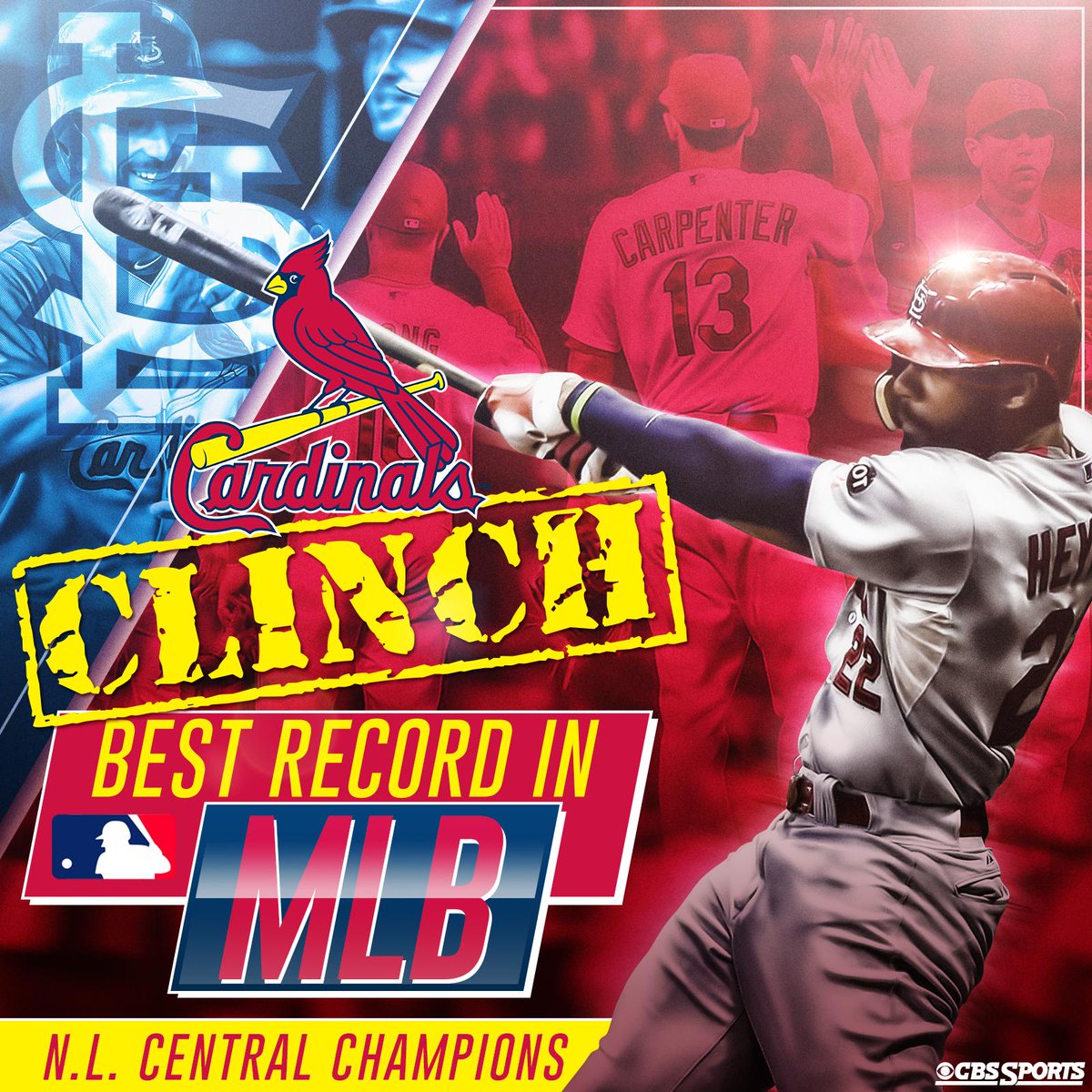CBSSports's tweet photo. The @Cardinals may never stop winning. http://t.co/x3dYEw5aLq