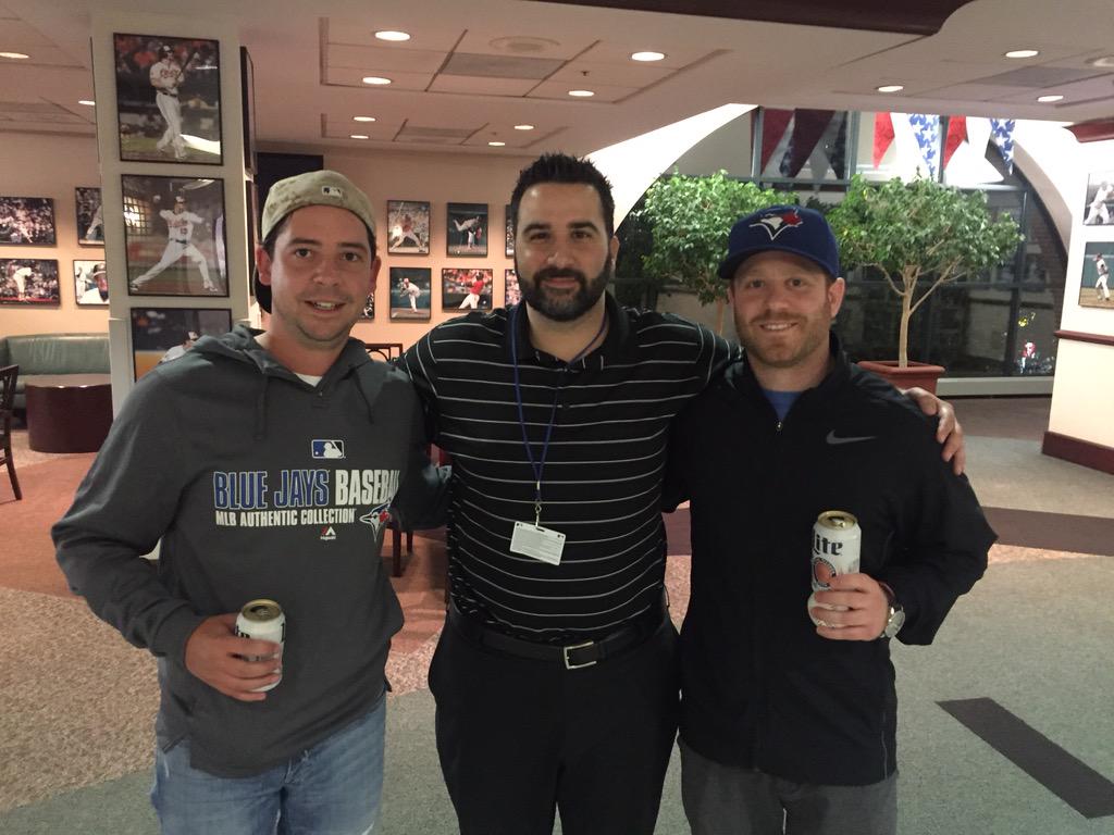ChrisyCoo's tweet photo. The wizard himself -- congrats @BlueJays see you in the post season http://t.co/y0ivEAfQYc