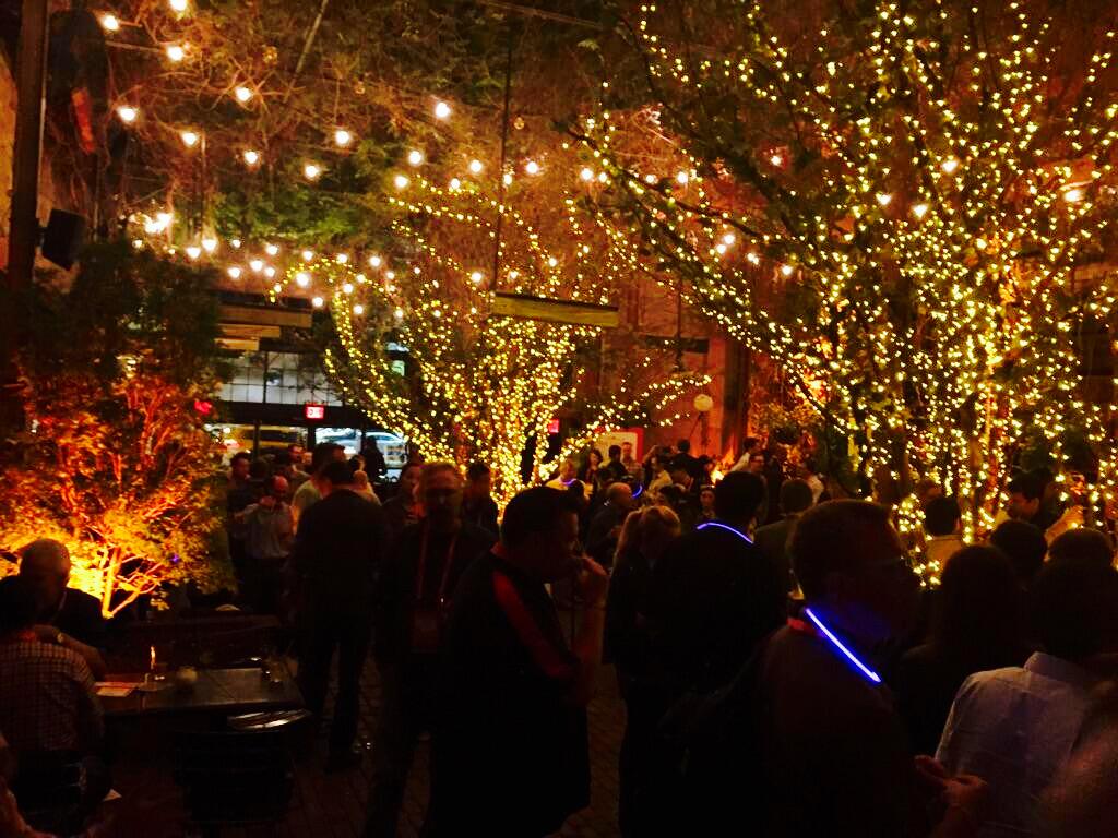 strataconf's tweet image. Thanks for coming out for #DataAfterDark at the High Line! #StrataHadoop