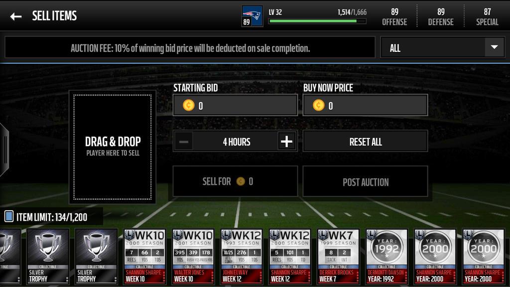Notorious_mut's tweet image. So much stuff idek what to keep #maddenmobile