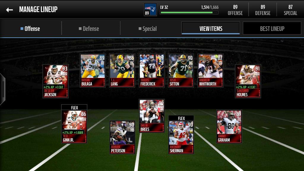 Notorious_mut's tweet image. So much stuff idek what to keep #maddenmobile
