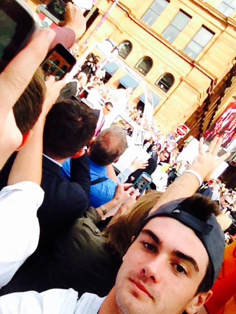 BrendaStewartP's tweet photo. Thank you @stpauls @2philly4francis for the wonderful pilgrimage experience for my son. #Pontifex #2P4F http://t.co/7gJqAypCUp