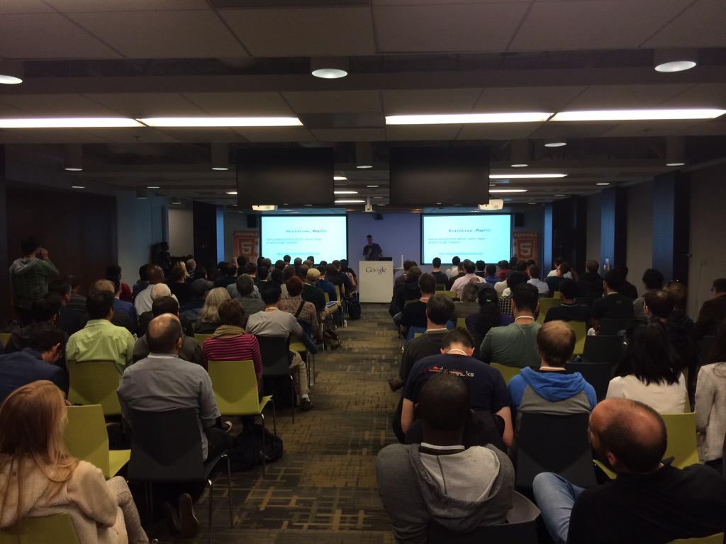 paypaldev's tweet image. Honored to sponsor @sfhtml5 #sfhtml5 meetup! Thanks for letting @jzwoo present!