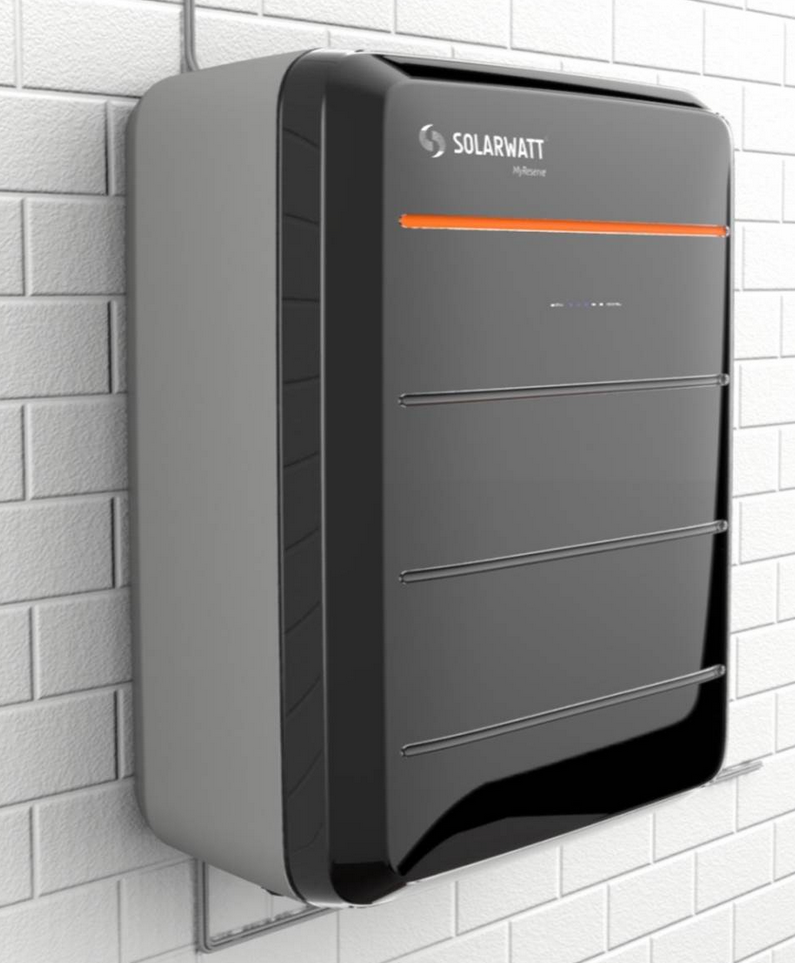 chris75sf's tweet photo. #SolarWatt #MyReserve : an #Energy #Storage System between the #Tesla #PowerWall and the #Enphase #ACBattery http://t.co/2csEihJZ5O