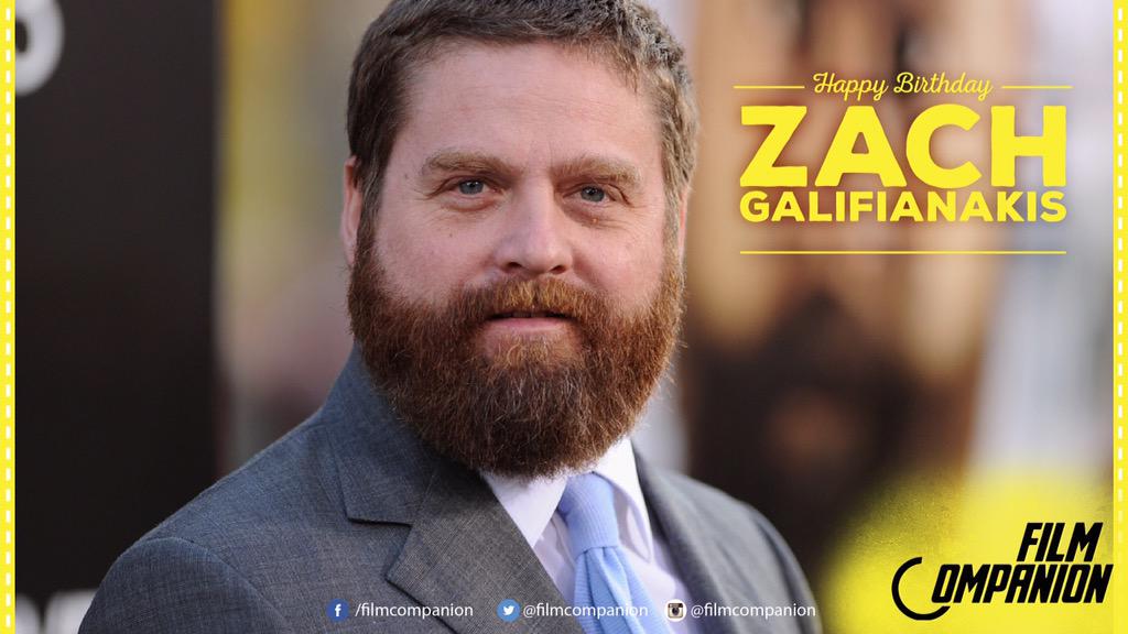 Happy Birthday to the man who never leaves the screen without cracking you up! Zach Galifianakis 