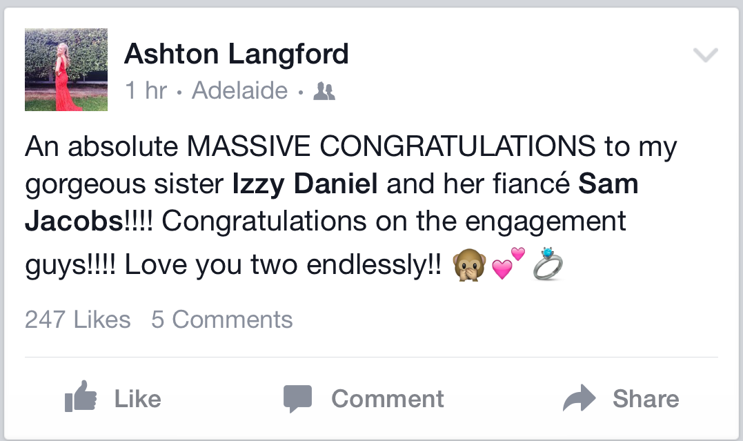 TripleMAdelaide's tweet photo. @samjacobs24 is officially off the market. Congrats! @Adelaide_FC http://t.co/KjlXevB7sF