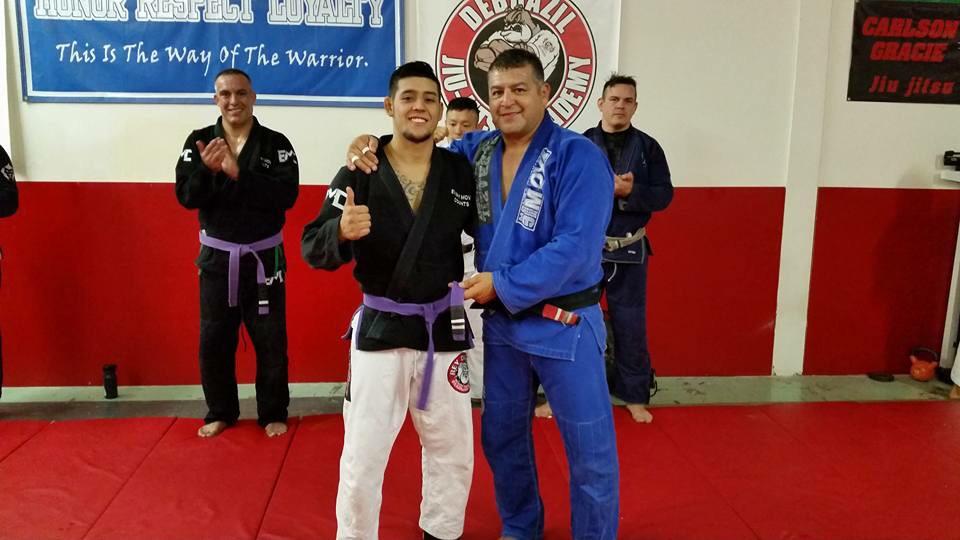 TheOneNOnlyLevi's tweet image. Received my second degree on my purple belt today... #ProgressIsKey