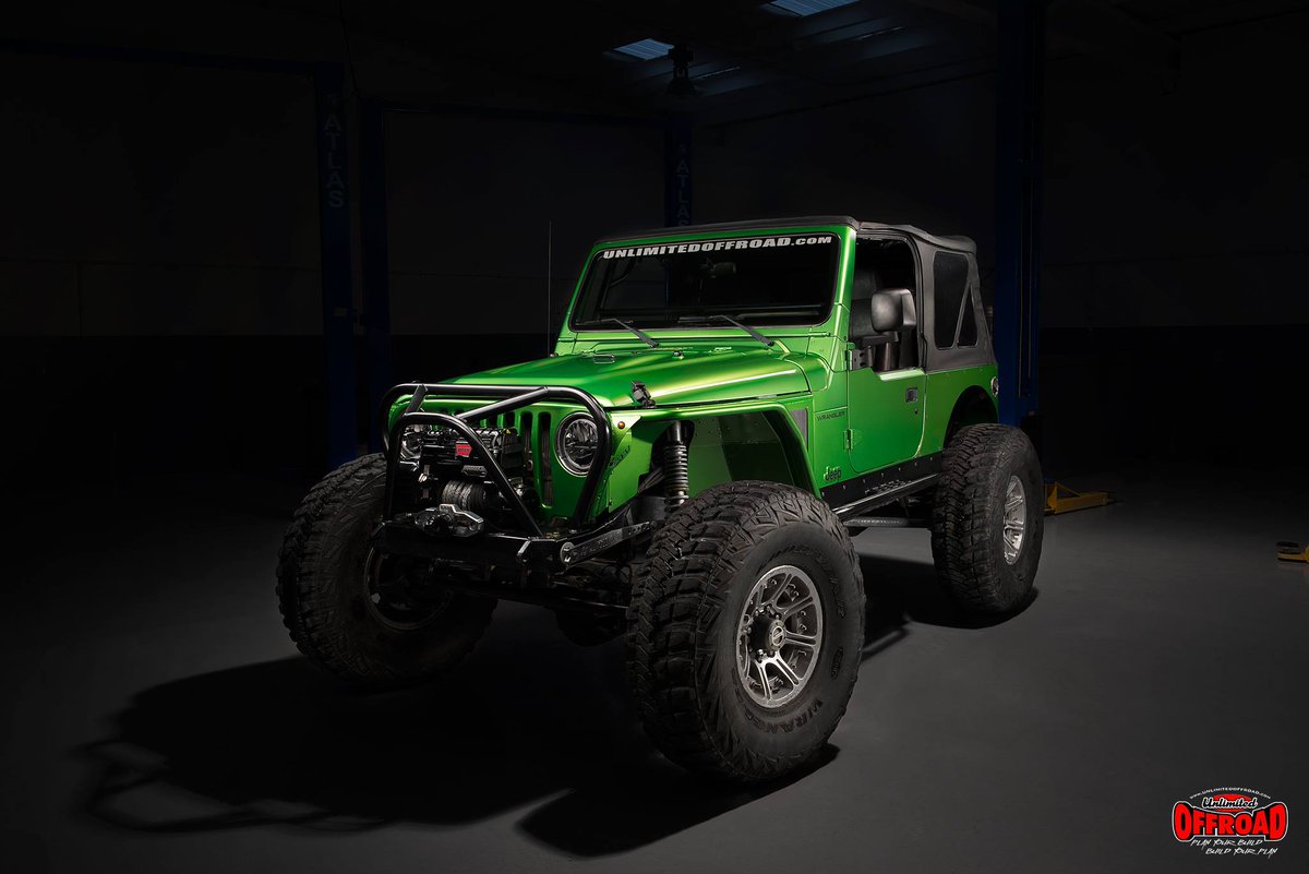 Shot of our shop Jeep, looking very sinister. #Jeep #jeeplife #JeepMafia <a href="/TruckLite/">Truck-Lite</a>