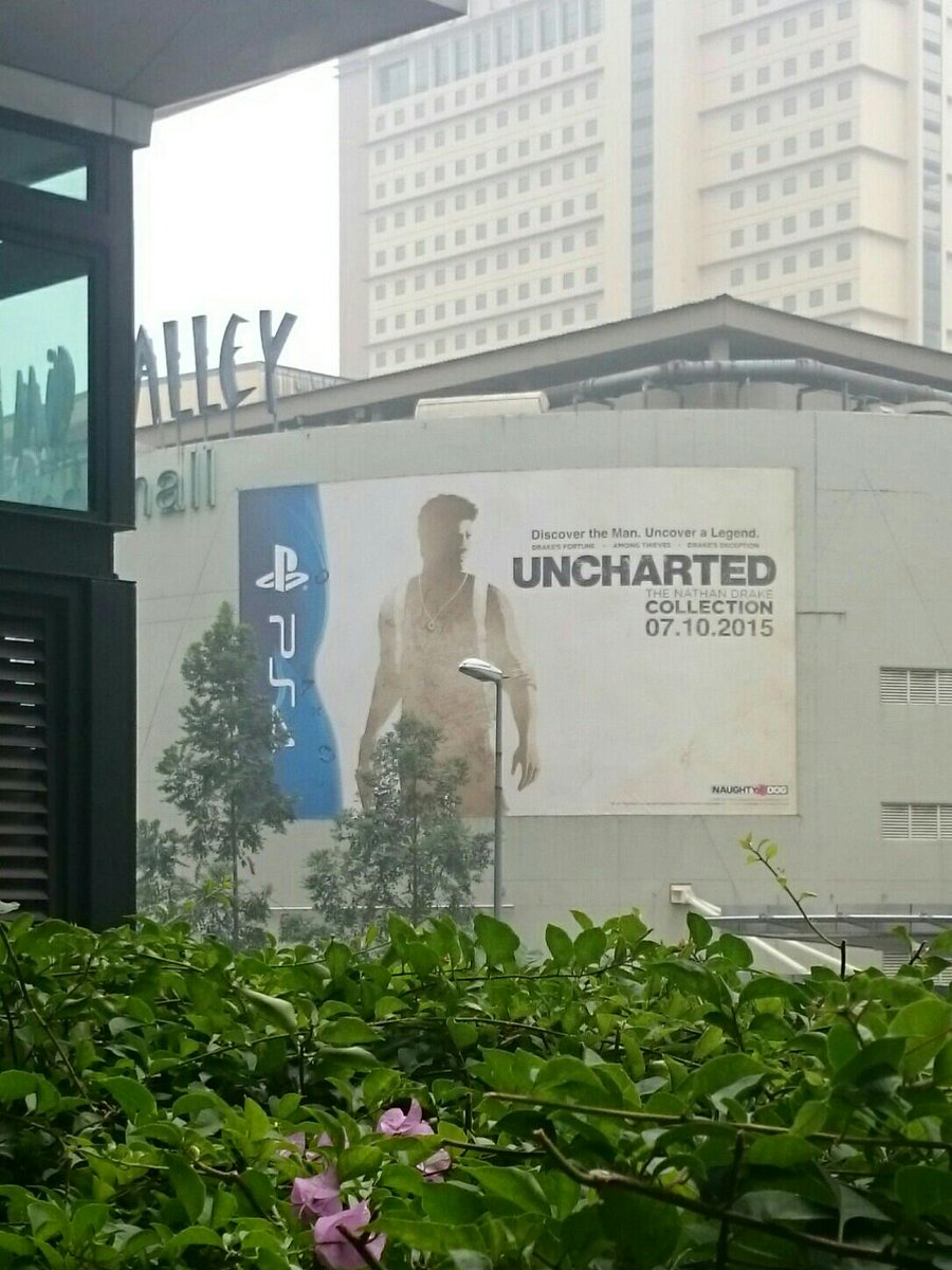IcedNyior's tweet photo. Ooh there's this huge unchartered poster outside MV http://t.co/kym5EmjfFz