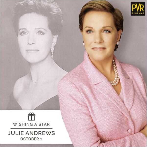 With a wide spectrum of roles in Hollywood, Julie Andrews remains the undisputed queen of cinema. Happy birthday! 