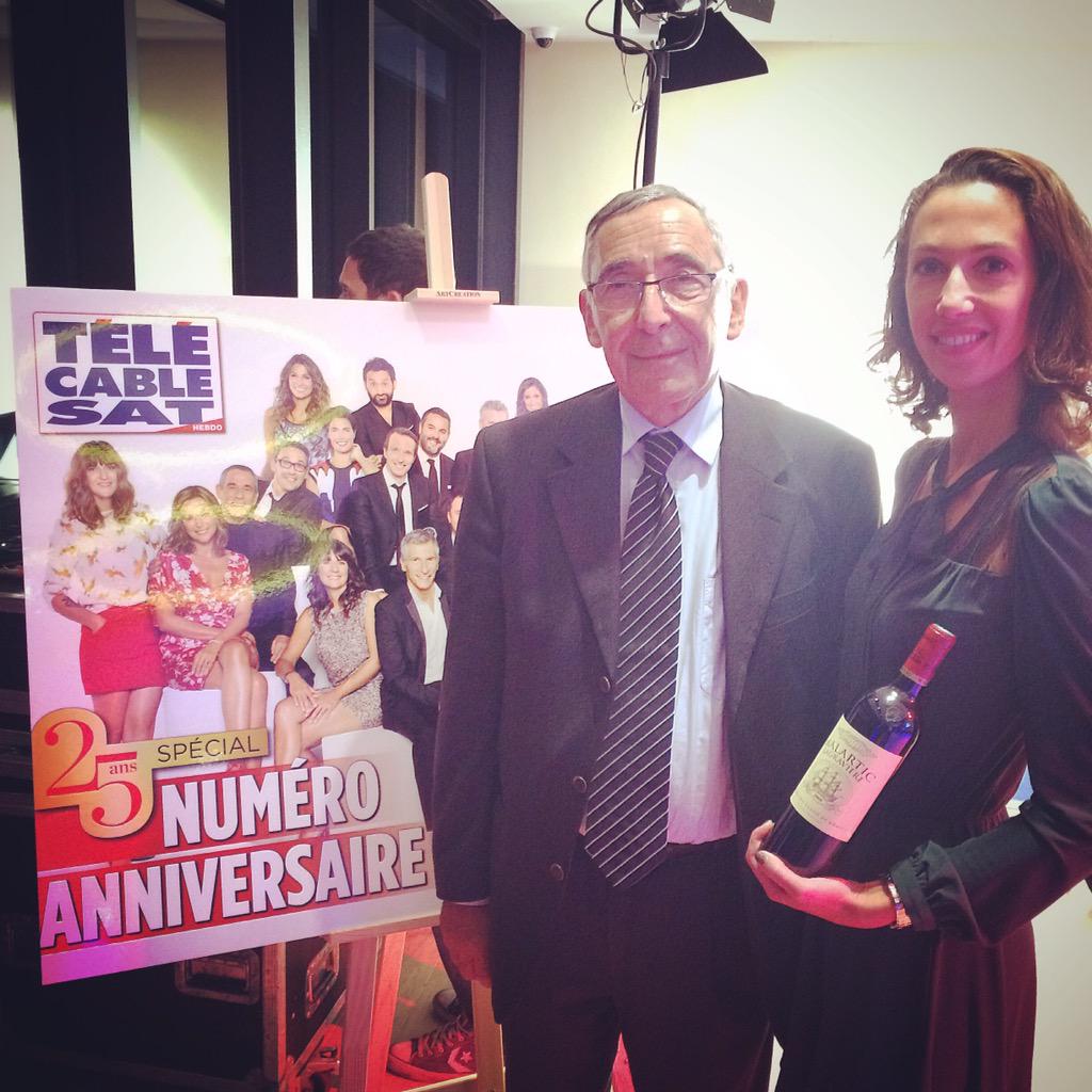 Un grand merci Séverine @MalarticGazinDi et son papa Monsieur Castellani <a href="/TelecableSat/">Télécâble Sat Hebdo</a> #telecablesat25 #happybirthday