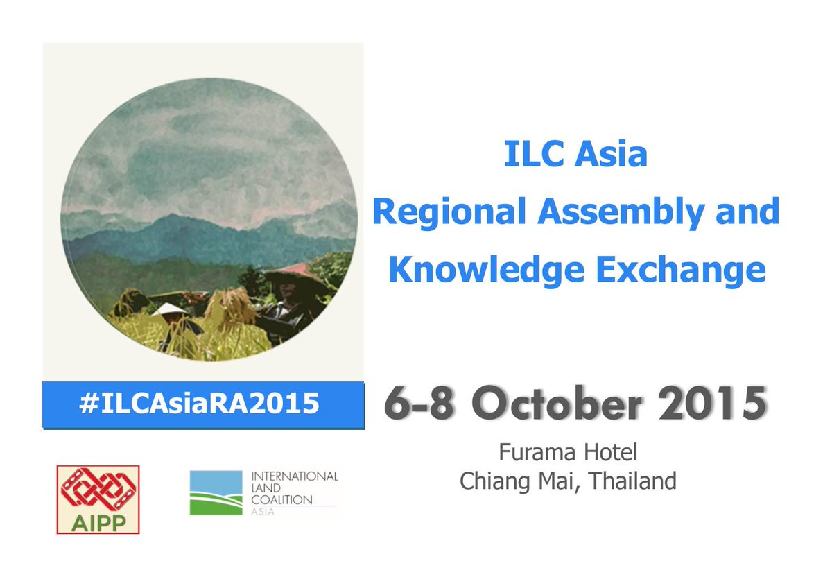 ILCAsia's tweet photo. 5days to go before the #ILCAsiaRA2015! #ilcasiateam shall develop a plan for the next 3yrs @ILCAsia @landcoalition http://t.co/kBJqbSppl3