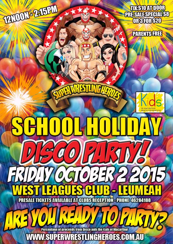 HeroWrestling's tweet photo. See you tomorrow at @WestsLeagues superstars! 12pm-2.15pm
Tix $10.00 each (parents FREE)
#FREEsoftdrink #macarthur http://t.co/b7GnmNzjJf