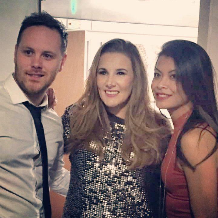 bow_bowdy's tweet image. The other half @FoxDean supported @SamBaileyREAL last week. #Greatsingers 🎤 #funnight